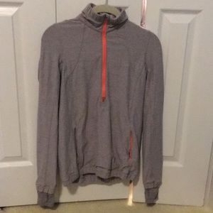 lululemon athletica Jackets & Coats - Lululemon grey & pink zip up jacket sz 6 57588 lululemon athletica Jackets & Coats - Lululemon grey & pink zip up jacket sz 6 57588